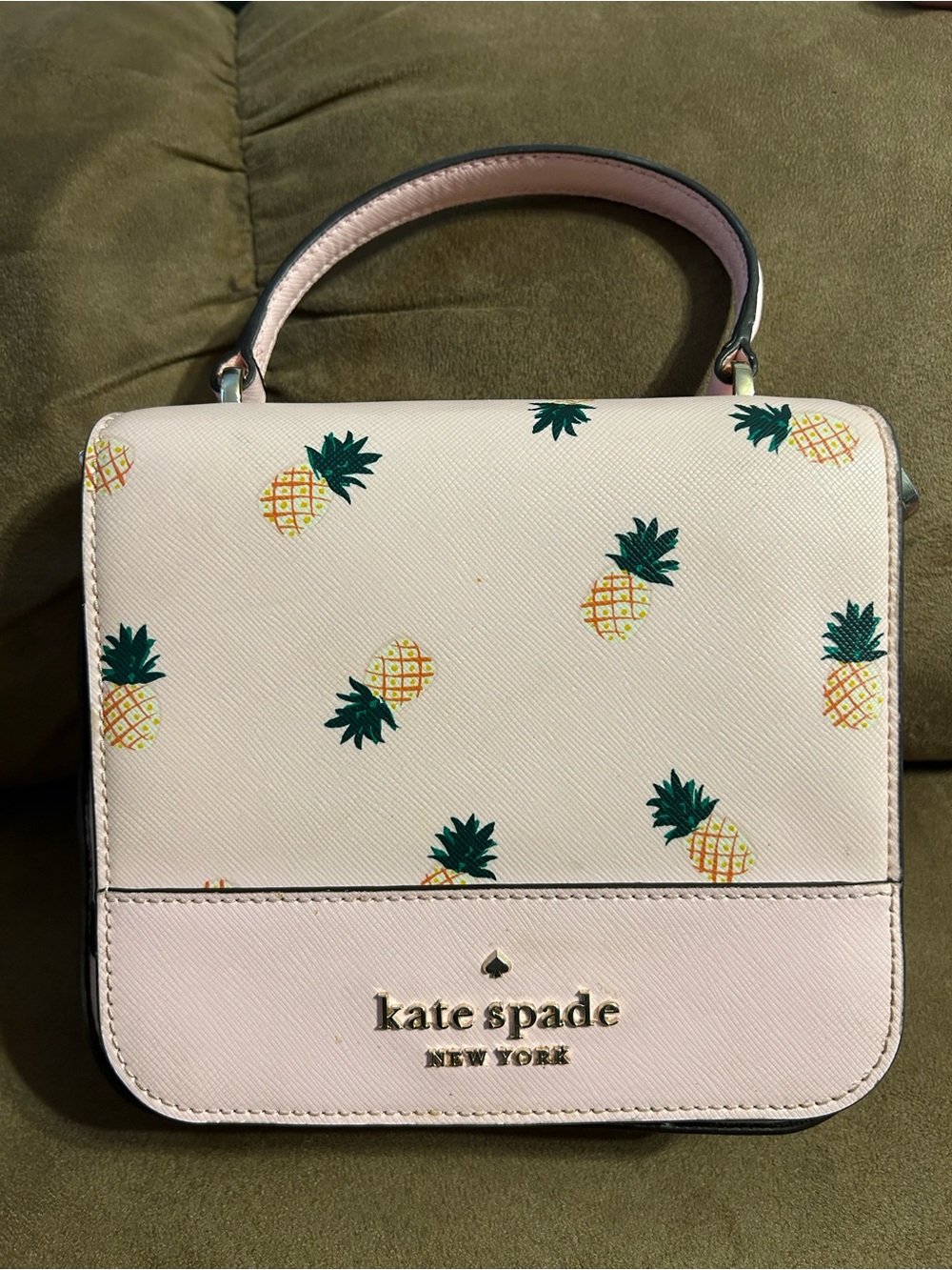 kate spade New York Pink Pineapple Top-Handle Bag